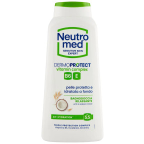Гель для душу Neutromed Dermoprotect Vitamin Complex з вівсяним молочком і кокосом, 600 мл